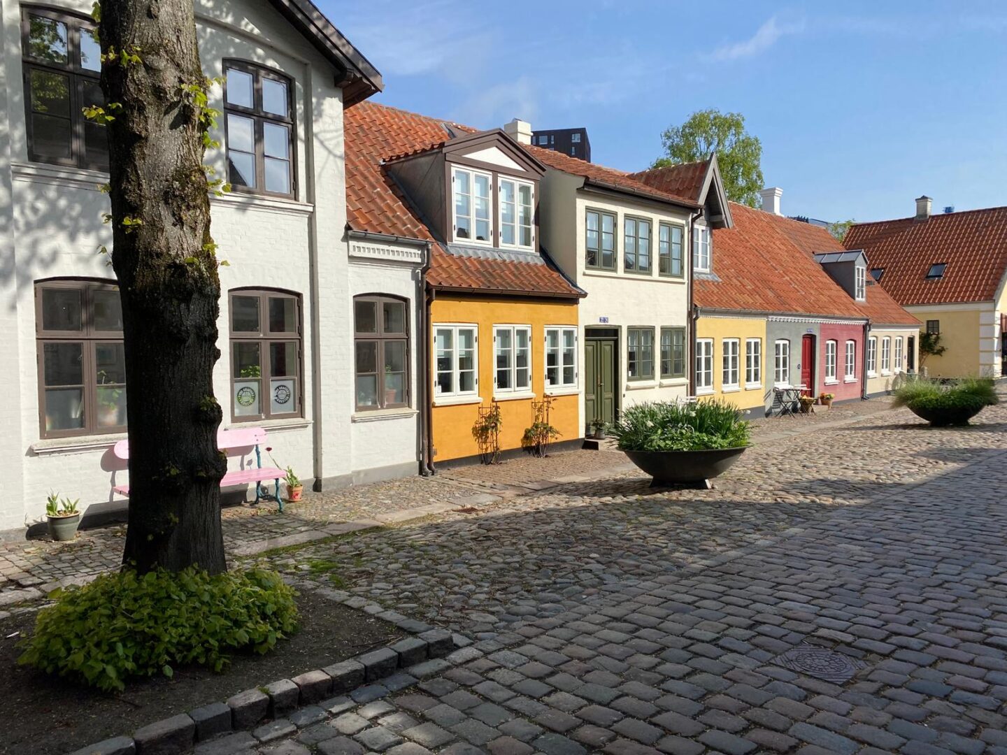Kleurrijke huisjes in Odense