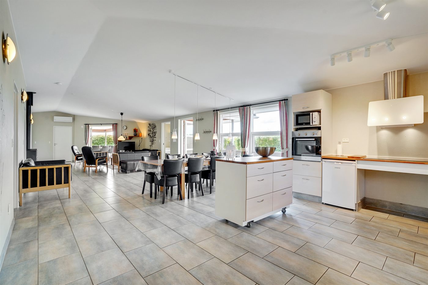 Vakantiehuis Arrild woonkamer