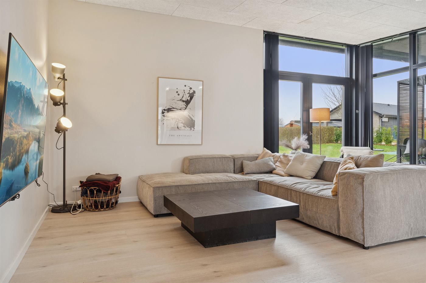 Vakantiehuis Saksild Strand Odder woonkamer
